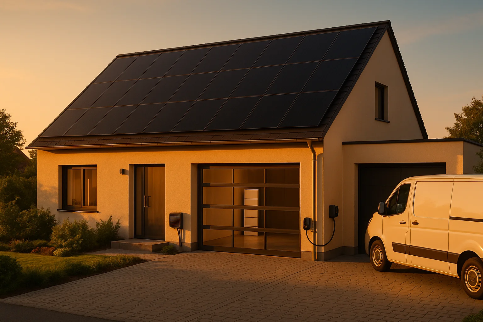 Energieunabhängiges Haus mit Solar und Wärmepumpe