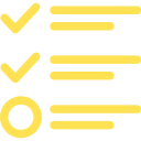 Check-List-Icon als Symbol für geprüfte Leistungen und Vorteile der bee-doo GmbH Photovoltaik in Bielefeld