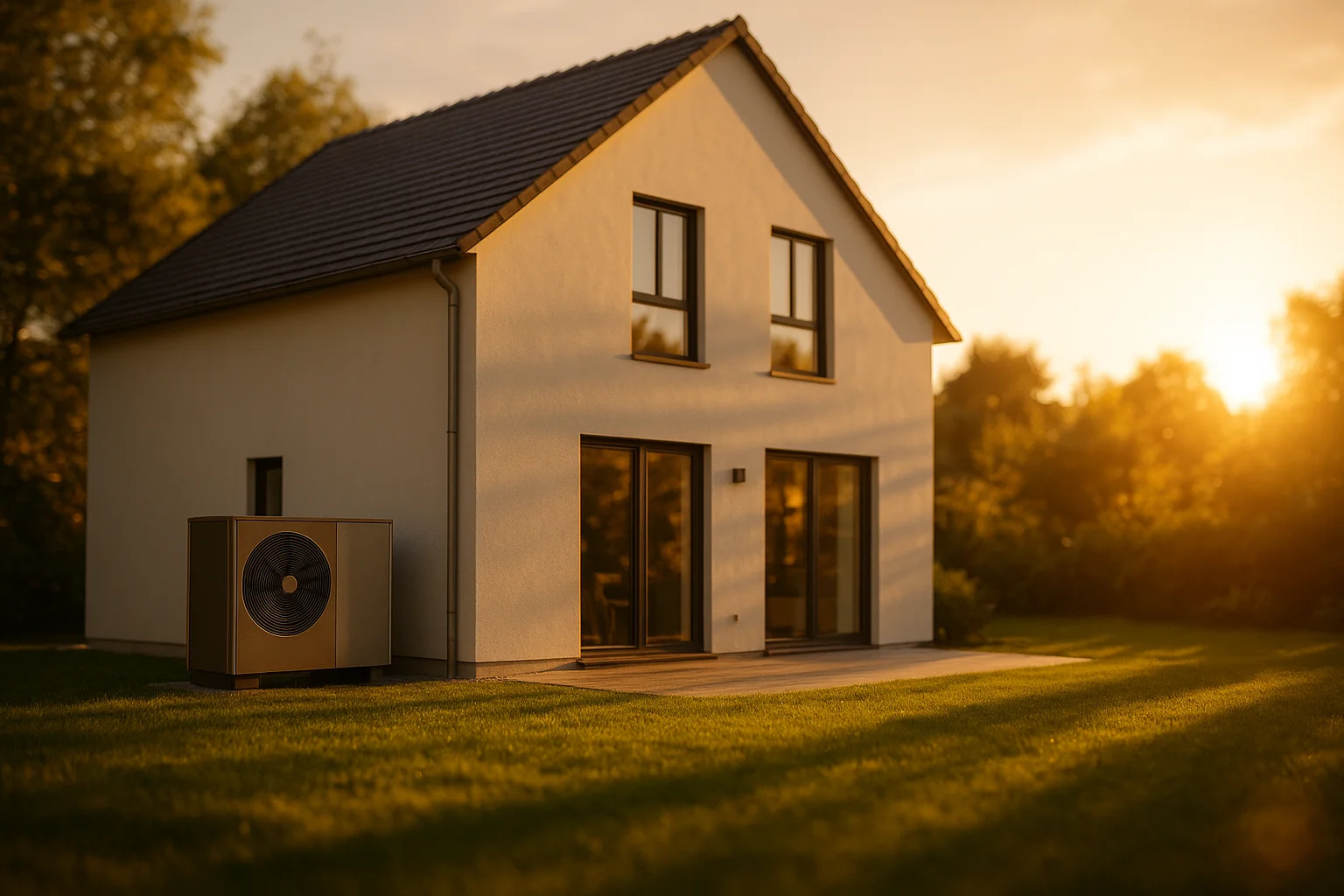 Wärmepumpe am Einfamilienhaus — bee-doo Meisterbetrieb